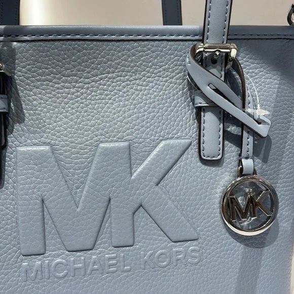 Michael Kors Xs Cryl Conv Tz Tote Pale Blue - Picture 8 of 16